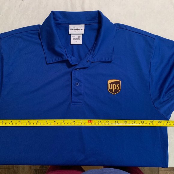 UPS Blue Polo Men's M Delivery Employee Uniform WearGuard Shirt - Picture 5 of 6